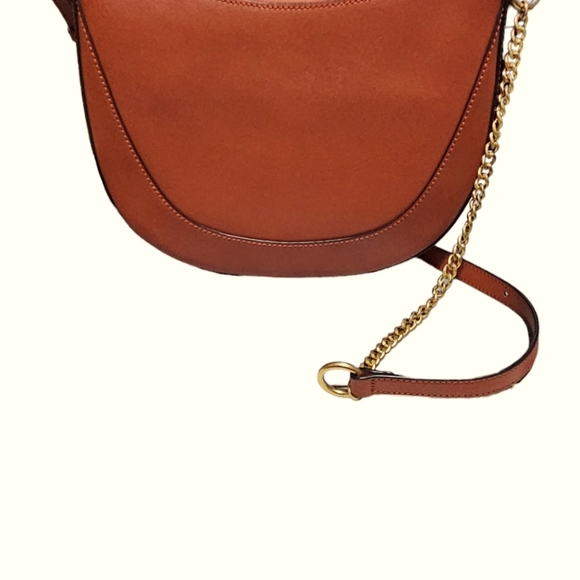 ORYANY Greta Logo Shoulder Bag in Orange - Picture 3 of 12